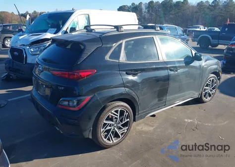 2023 Hyundai Kona N Line z USA, uszkodzony, nr VIN KM8K33A3XPU932683